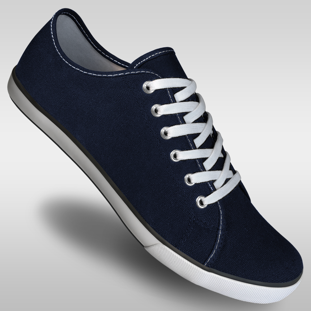 Aris Allen Men s Navy Canvas Gym Style Dance Sneakers