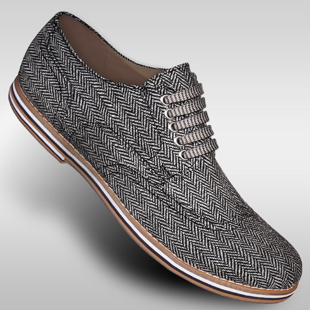 Aris Allen Men s Woven Herringbone Wingtip Dance Shoes