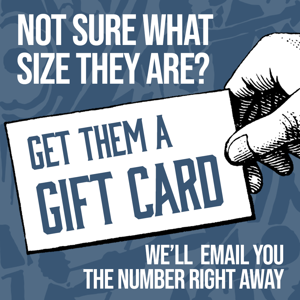 Advertisement for a gift card to Aris Allen shoes