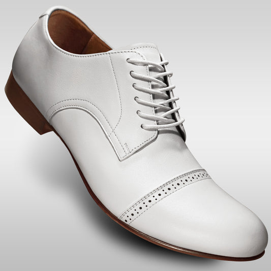 Aris Allen Men's 1932 White Captoe Swing Dance Shoes