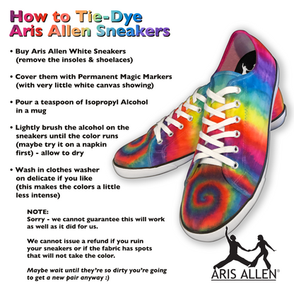 Aris Allen Women’s White Classic Canvas Dance Sneaker